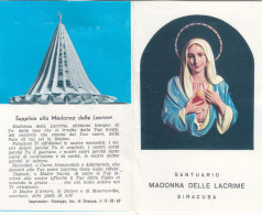 Santino Cotone Che Ha Toccato Il Quadro Della Madonna Delle Lacrime - Andachtsbilder