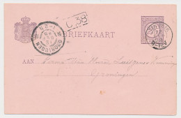 Woltersum - Kleinrondstempel Ten Boer 1898 - Non Classés