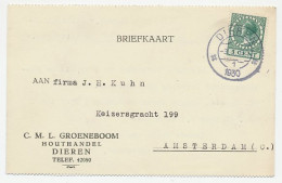 Firma Briefkaart Dieren 1930 - Houthandel - Zonder Classificatie