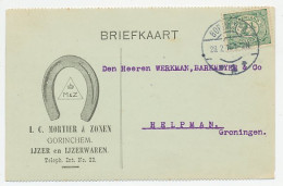 Firma Briefkaart Gorinchem 1916 - Hoefijzer / IJzerwaren - Non Classés