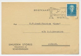 Firma Briefkaart Scheveningen 1950 - IJmuiden Stores - Ohne Zuordnung