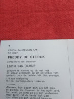 Doodsprentje Freddy De Sterck / Hamme 16/5/1928 - 27/11/1985 ( Leonie Van Damme ) - Religion &  Esoterik