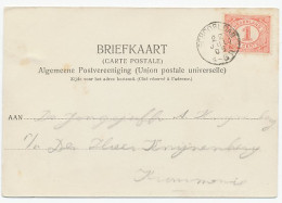 Kleinrondstempel Schoorldam 1905 - Non Classés