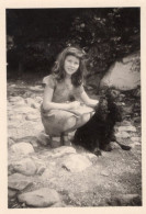 Vintage Foto Junge Frau Urlaub - Pin-Ups