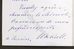 Lettera Con Autografo Conte Nikolaus Von Uxkull - Gyllenband - Primo '900 - Autres & Non Classés
