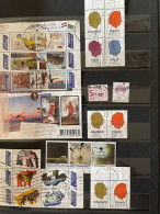 Netherlands, Euro Stamps,o. Catalogue Value Approx 150 Including 8 Blocks - Used Stamps