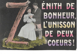 CP Couple Zénith De Bonheur Bruxelles Vers 1906 - Paare