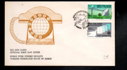 CHYPRE TURQUE FDC 1983 TELECOMMUNICATIONS - Télécom