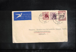 South Africa 1958 Animals Interesting Airmail Letter - Lettres & Documents