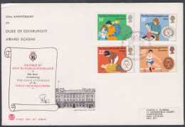 GB Great Britain 1981 Private FDC The Duke Of Edinburgh's Award, First Aid, Sport, Sports, Expedition, First Day Cover - Covers & Documents