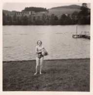 Vintage Foto Junge Frau Urlaub Am See - Pin-ups