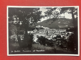 Cartolina - Spoleto ( Perugia ) - Panorama Col Monteluco - 1940 - Perugia