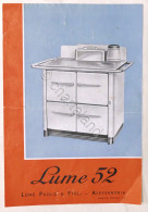 Brochure Lume Paolo & Figli - Cucina Lume 52 - Anni '40 - Publicités