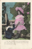 P7-enfants Petit Garcon Habiller En Marin Et Petite Fille Robe Rose Avec Chapeau - Other & Unclassified