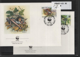 WWF Issue Michel Cat.No. Bulgarien 3741/3744 FDC - FDC