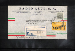 Mexico 1968 Olympic Games Mexico City Interesting Airmail Registered Letter - Zomer 1968: Mexico-City