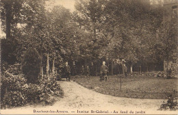  BOUCHOUT BIJ ANTWERPEN "INSTITUUT ST.GABRIEL -AU FOND DU JARDIN" TUIN AANZICHT - Böchout