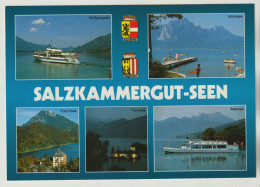 MBK Salzkammergut-Seen Wolfgangsee Mondsee Fuschlsee Traunsee Attersee. NEU. 2 Scans - Other & Unclassified