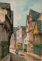 53-Laval-La Grande-Rue Et Maisons Du XVe Siècle - éditeur : M. Barré & J. Dayez - Illustrateur : Barday - 1946-1949 - Laval