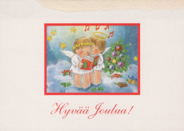 ANGEL CHRISTMAS Holidays Vintage Postcard CPSM #PAH024.A - Angels