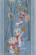 ANGEL CHRISTMAS Holidays Vintage Postcard CPSMPF #PAG784.A - Angels