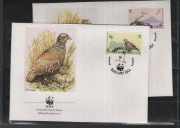 WWF Issue Michel Cat.No. Gibraltar 619/622 FDC - Cartes-maximum