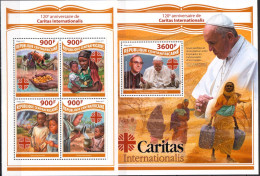 Central Africa MNH Minisheet And SS, Caritas - Other & Unclassified