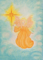 ANGELO Buon Anno Natale Vintage Cartolina CPSM #PAJ254.A - Engel