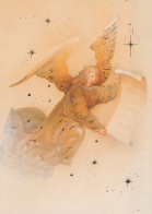ENGEL WEIHNACHTSFERIEN Feiern & Feste Vintage Ansichtskarte Postkarte CPSM #PAJ231.A - Angels