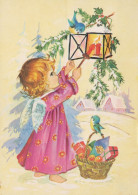 ANGEL CHRISTMAS Holidays Vintage Postcard CPSM #PAH703.A - Anges