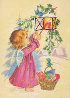 ENGEL WEIHNACHTSFERIEN Feiern & Feste Vintage Ansichtskarte Postkarte CPSM #PAH702.A - Anges