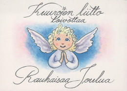 ANGE NOËL Vintage Carte Postale CPSM #PAH269.A - Anges