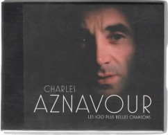 CHARLES AZNAVOUR  Les 100 Plus Belles Chansons    5 Cds + Livret (Cd2) - Sonstige - Franz. Chansons