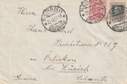 Italie Lettre Merano Pour La Suisse 1927 - Poststempel