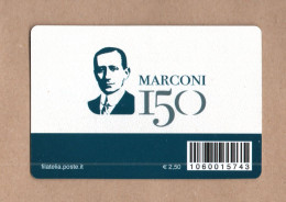 ITALIA  :  Tessera Filatelica - Guglielmo MARCONI  Del  25.04.2024 - Philatelic Cards