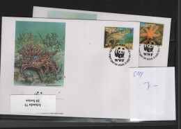 WWF Issue Michel Cat.No. Alderney 61/64 FDC - FDC