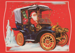 SANTA CLAUS Happy New Year Christmas GNOME Vintage Postcard CPSM #PBL698.A - Santa Claus