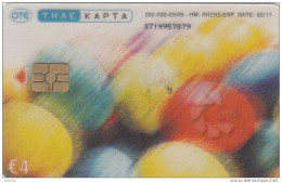 GREECE - Happy Easter 2009, OTE Transparent Telecard, 03/09, Used - Griechenland