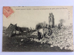 MONT-SAINT-ELOI (62) : Chantier D'extraction De Grès Des Tours - B.D. - 1906 - Other & Unclassified