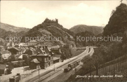 71578074 Altenahr Schwarzen Kreuz Eisenbahnschienen Eisenbahn Altenahr - Bad Neuenahr-Ahrweiler