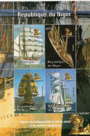Niger 1998, UPU, Ships, ERROR, 150th UPU And Not 125th UPU, 4val In BF - UPU (Universal Postal Union)