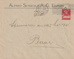 Suisse Entier Postal Privé Luzern 1916 - Entiers Postaux