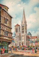 14-Lisieux-La Cathédrale Saint Pierre - éditeur : M. Barré & J. Dayez - Illustrateur : Barday -1946-1951 - Lisieux