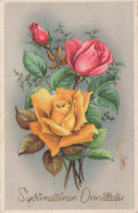 FLOWERS Vintage Postcard CPA #PKE616.A - Blumen