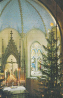 Happy New Year Christmas CHURCH Vintage Postcard CPSMPF #PKD560.A - Nouvel An
