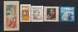 BRAIL-2019-5 X DIFFERENT STAMPS-MNH. - Neufs