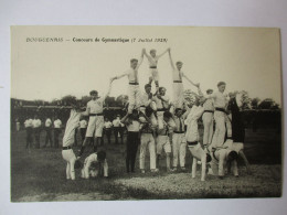 Cpa...bouguenais...concours De Gymnastique...(7 Juillet 1929)...animée...pyramide... - Bouguenais