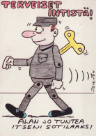 SOLDATI UMORISMO Militaria Vintage Cartolina CPSM #PBV815.A - Humor