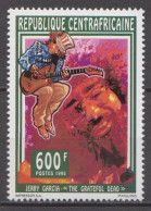 Central Africa MNH Stamp From SS, Jerry Garcia - Sänger