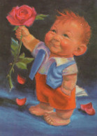 ENFANTS HUMOUR Vintage Carte Postale CPSM #PBV286.A - Humorkaarten